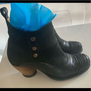 Black “Victorian” Fluevog boots